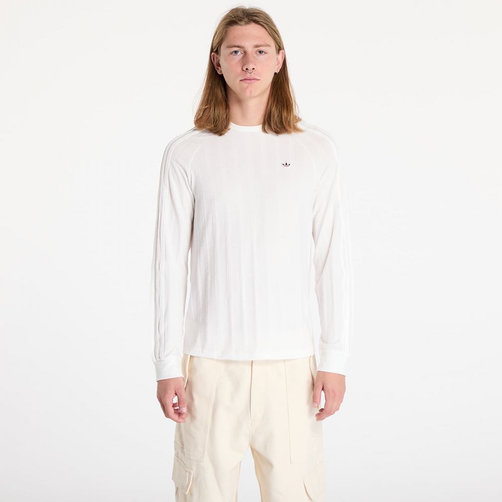 Tričko adidas x Clot Rib Long Sleeve Tee Core White/ Core White L