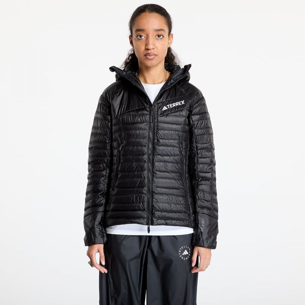 Bunda adidas Terrex Techrock Down Hooded Jacket Black XS