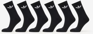 adidas Trefoil Crew Sock Cushion 6-Pack Black S