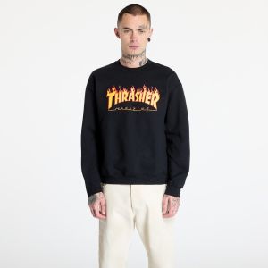 Mikina Thrasher Flame Crewneck Black M
