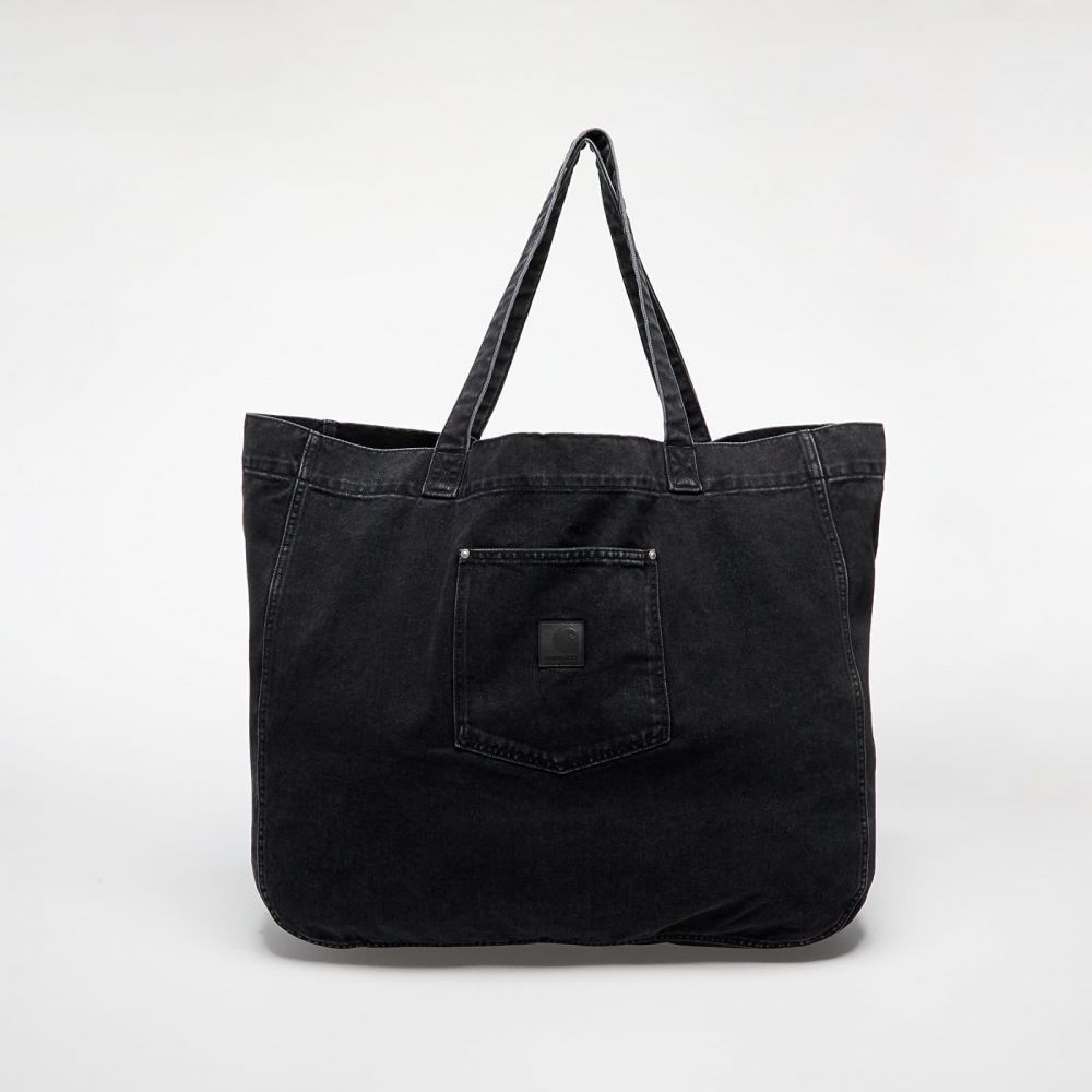 Taška Carhartt WIP Rivet Tote Bag Black Stone Washed Universal