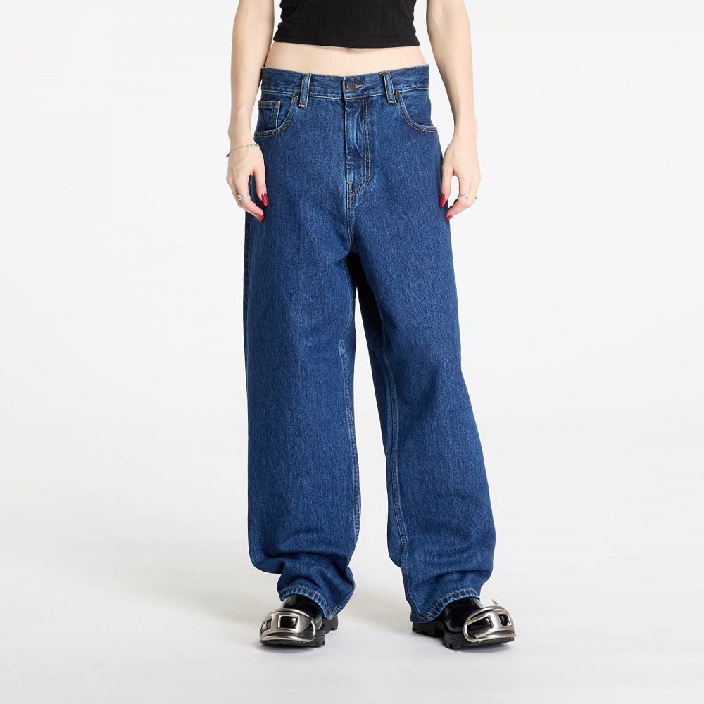 Džínsy Carhartt WIP W' Brandon Pant Blue Stone Washed XS