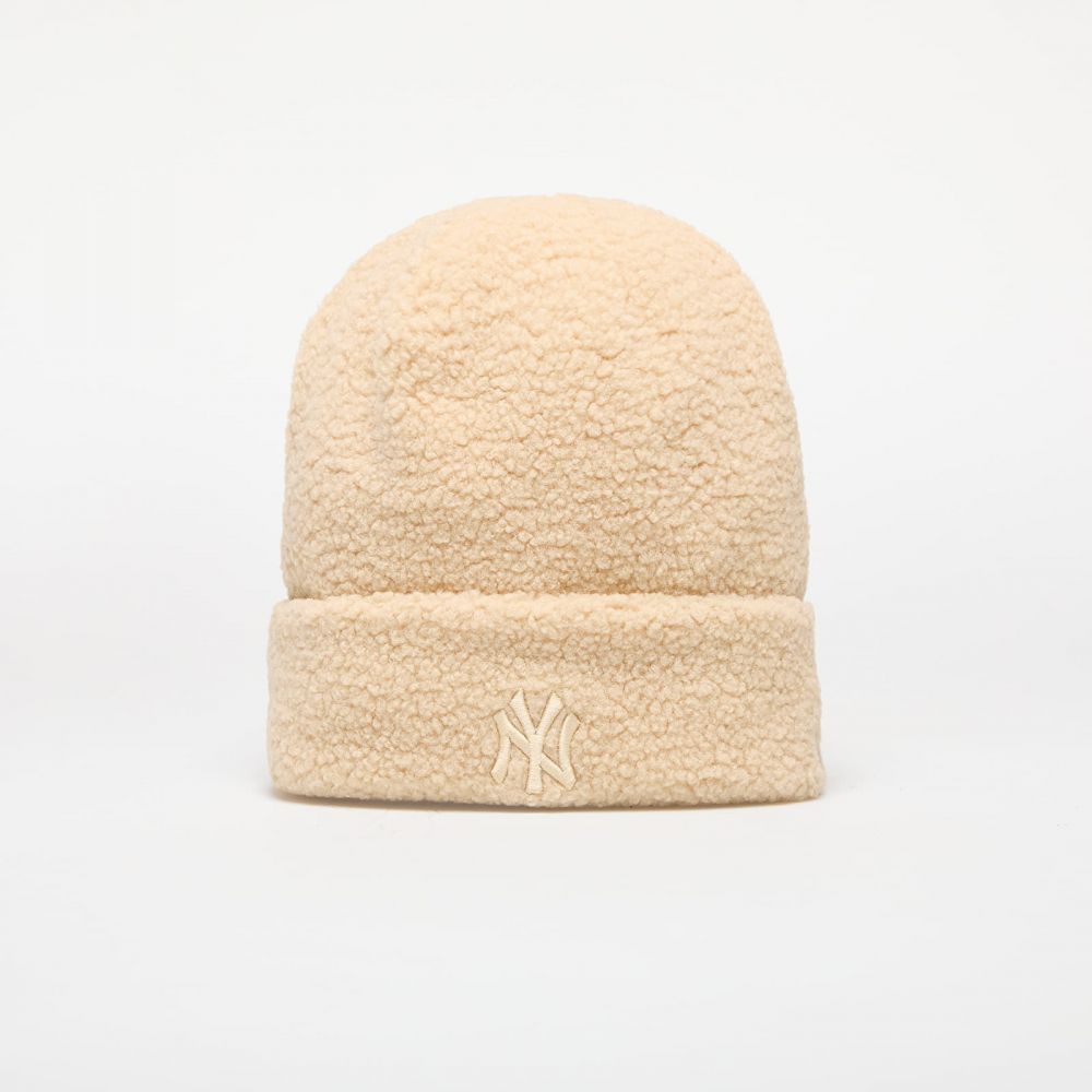 Šiltovka New Era New York Yankees Knit Medium Wmns MLB Wmns Borg Beanie Stone Universal