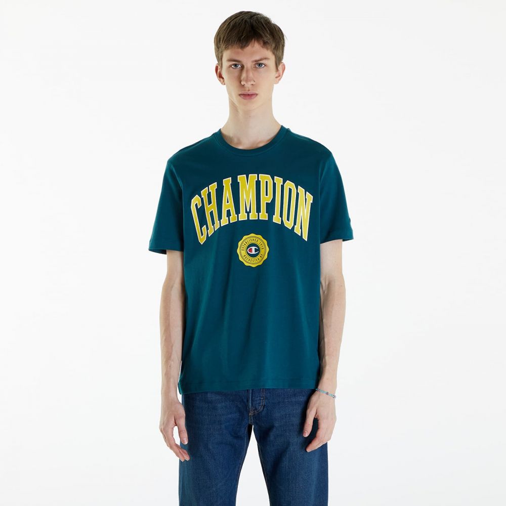 Tričko Champion Crewneck T-Shirt Green S