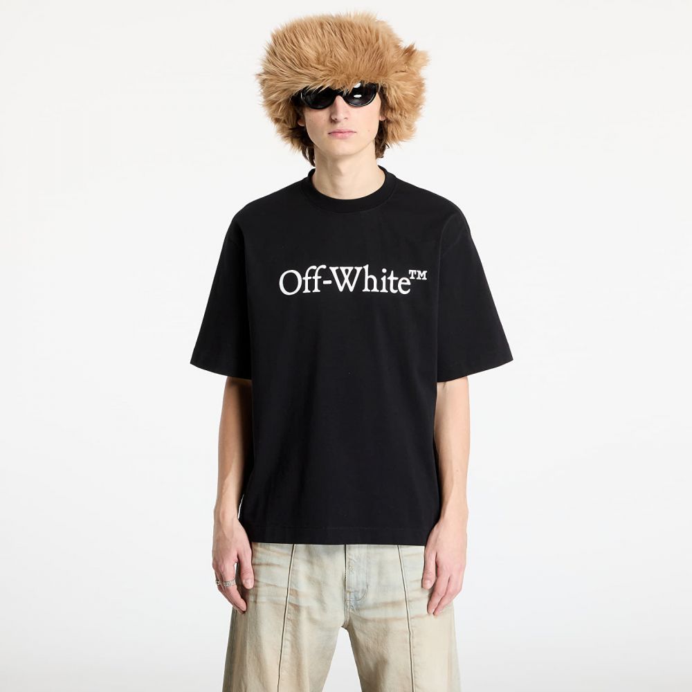 Tričko Off-White Big Bookish Skate S/S Tee Black White XXL
