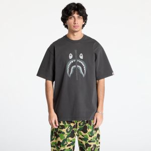 Tričko A BATHING APE Garment Dye Shark Relaxed Fit Tee Black XL