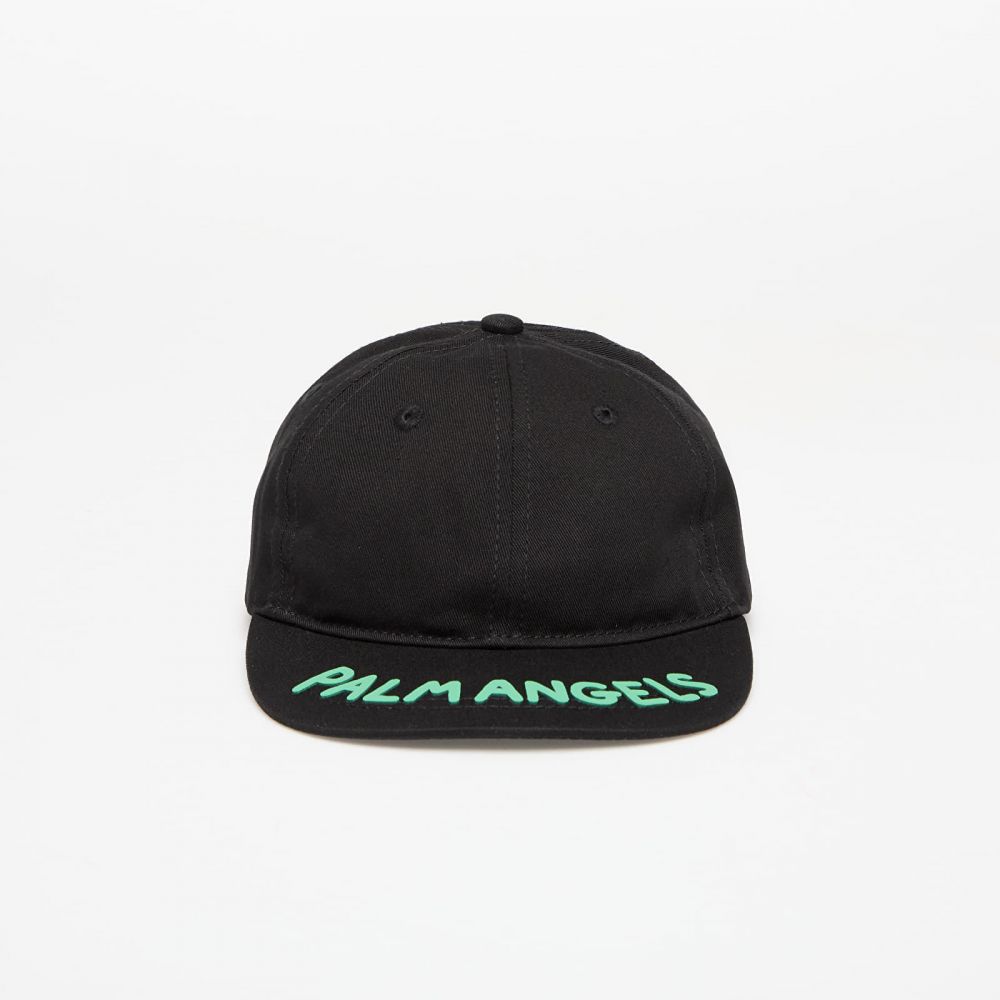Šiltovka Palm Angels Kids Seasonal Logo Baseball Cap Black/ Green I