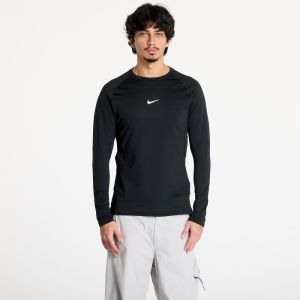Tričko Nike Pro Warm Men's Long-Sleeve Top Black/ White S
