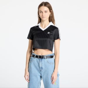 Tričko adidas V-Neck Polo Black XS
