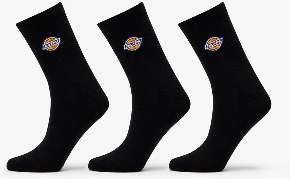 Dickies Valley Grove Socks 3-Pack Black 39-42