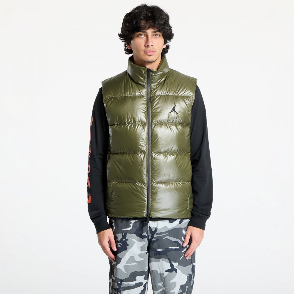 Vesta Jordan Flight Men's Down Vest Medium Olive/ Black S