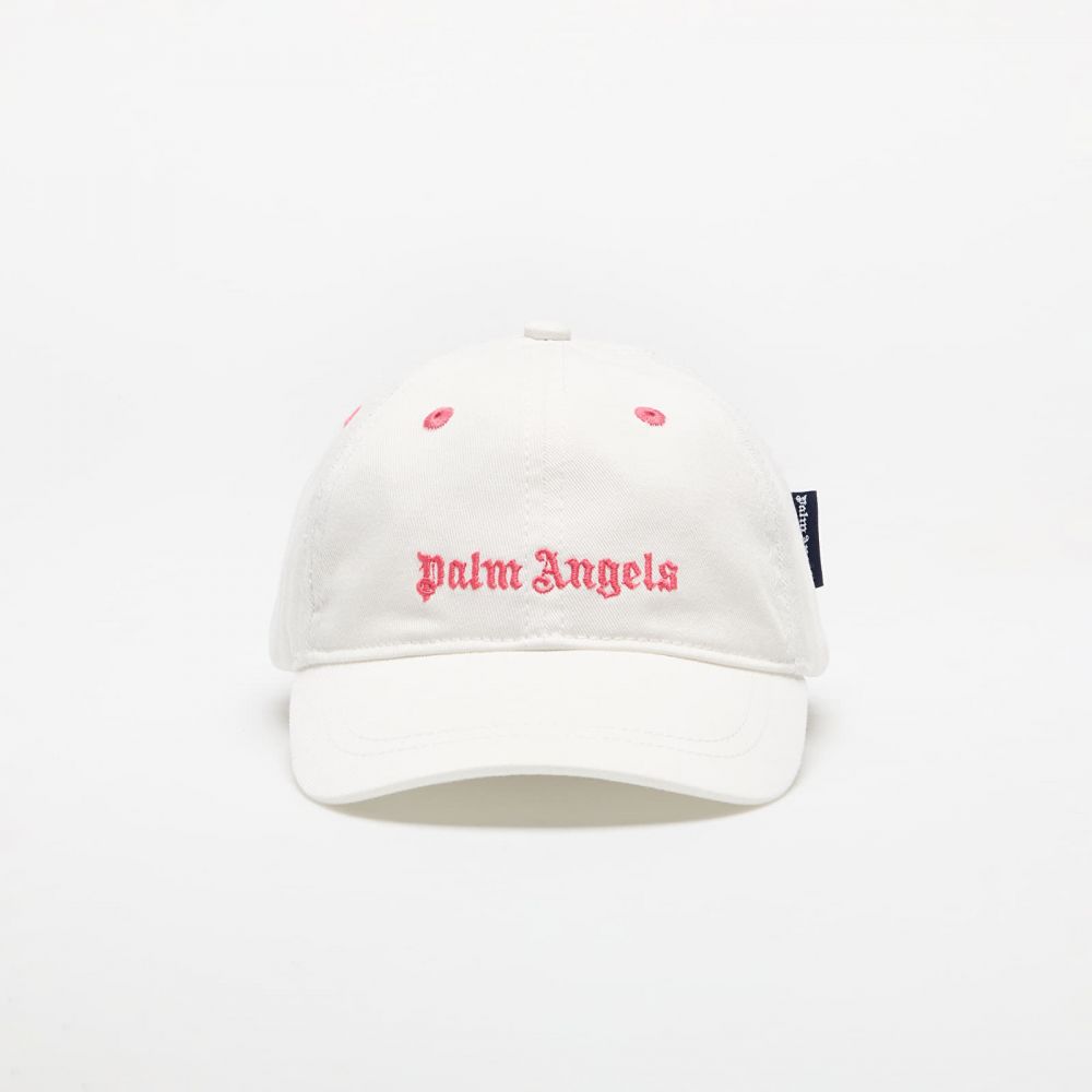 Šiltovka Palm Angels Kids Logo Baseball Cap Butter Cherry II
