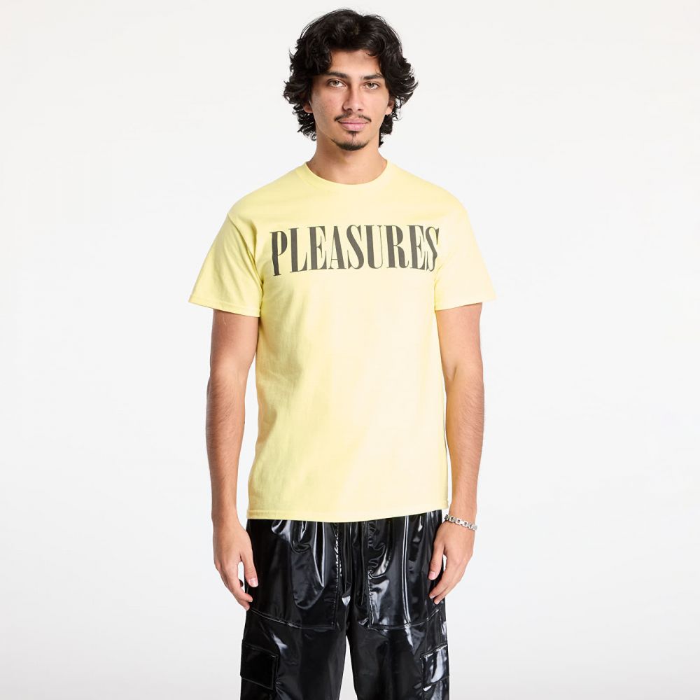 Tričko PLEASURES Onyx 24 T-Shirt Cornsilk XL