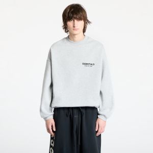 Mikina Fear Of God ESSENTIALS Fleece Crewneck Light Heather Gray XL
