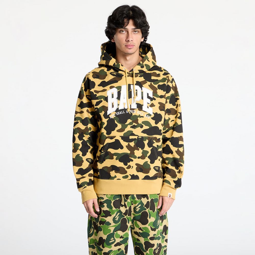 Mikina A BATHING APE 1St Camo Bape Pullover Hoodie Yellow L