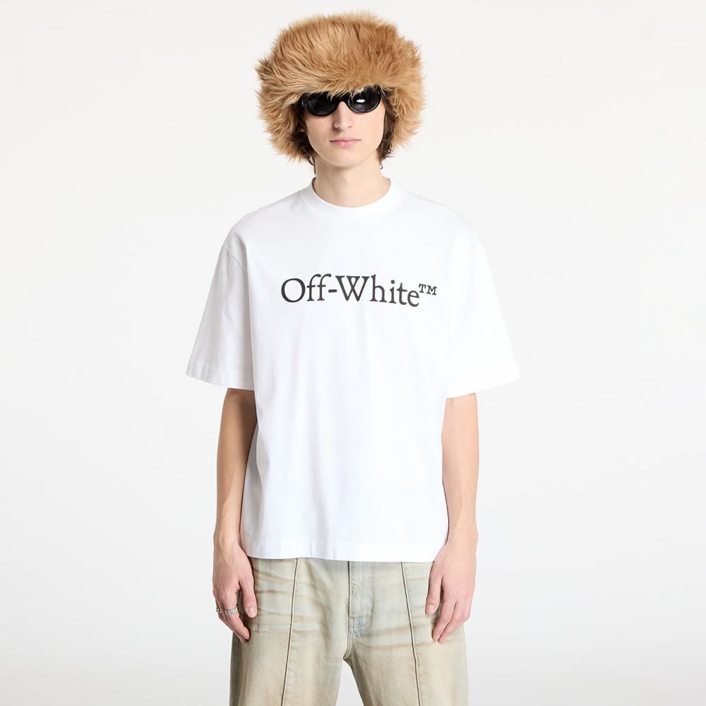 Tričko Off-White Big Bookish Skate S/S Tee White Black XXL