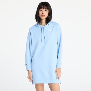 LACOSTE Oversized Fleece Sweatshirt Dress Blue 36