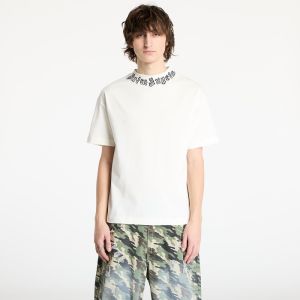 Tričko Palm Angels Neck Logo Tee Off White/ Black XS