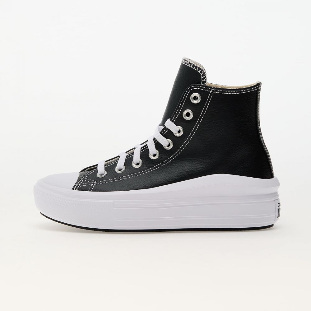 Tenisky Converse Chuck Taylor All Star Move Platform Leather Black/ White/ White EUR 41.5