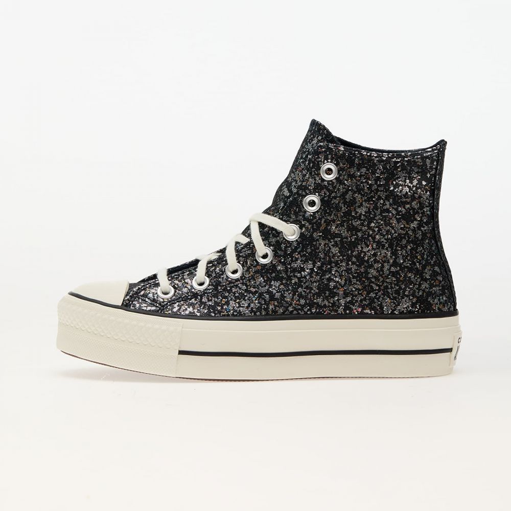 Tenisky Converse Chuck Taylor All Star Lift Platform Glitter Into The Void/ Egret/ Black EUR 41.5