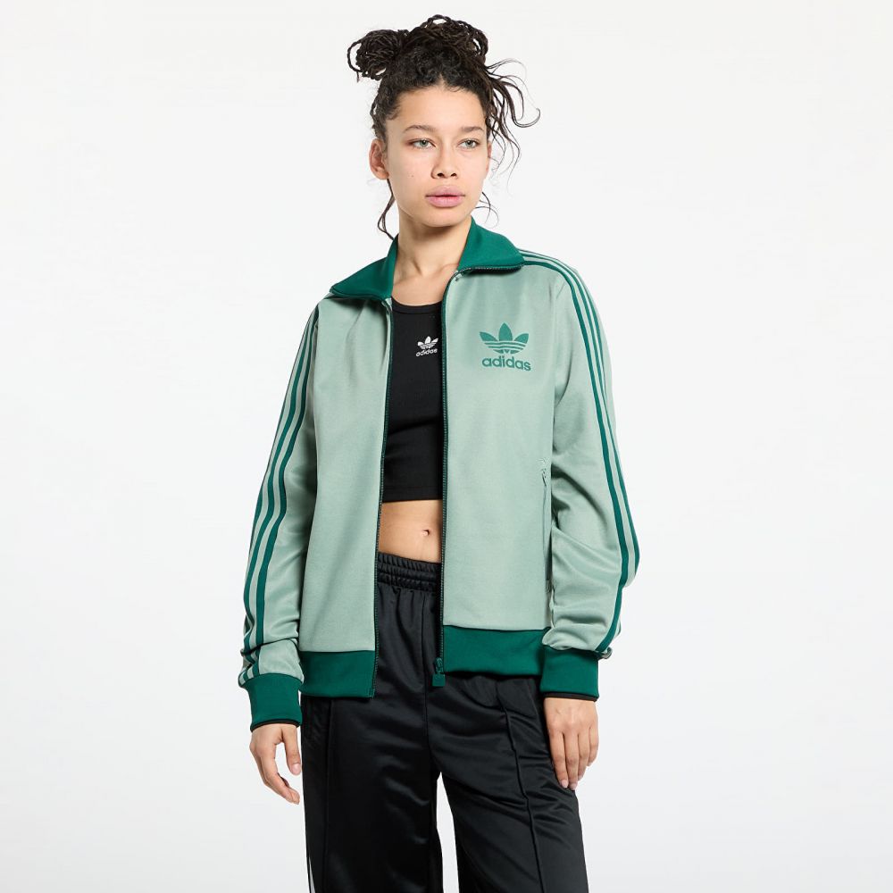 Mikina adidas Adicolor Classic Track Top Silver Green XS