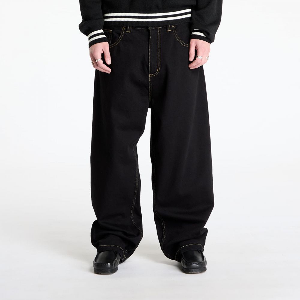 Kalhoty Carhartt WIP Brandon Pant Black Rinsed L