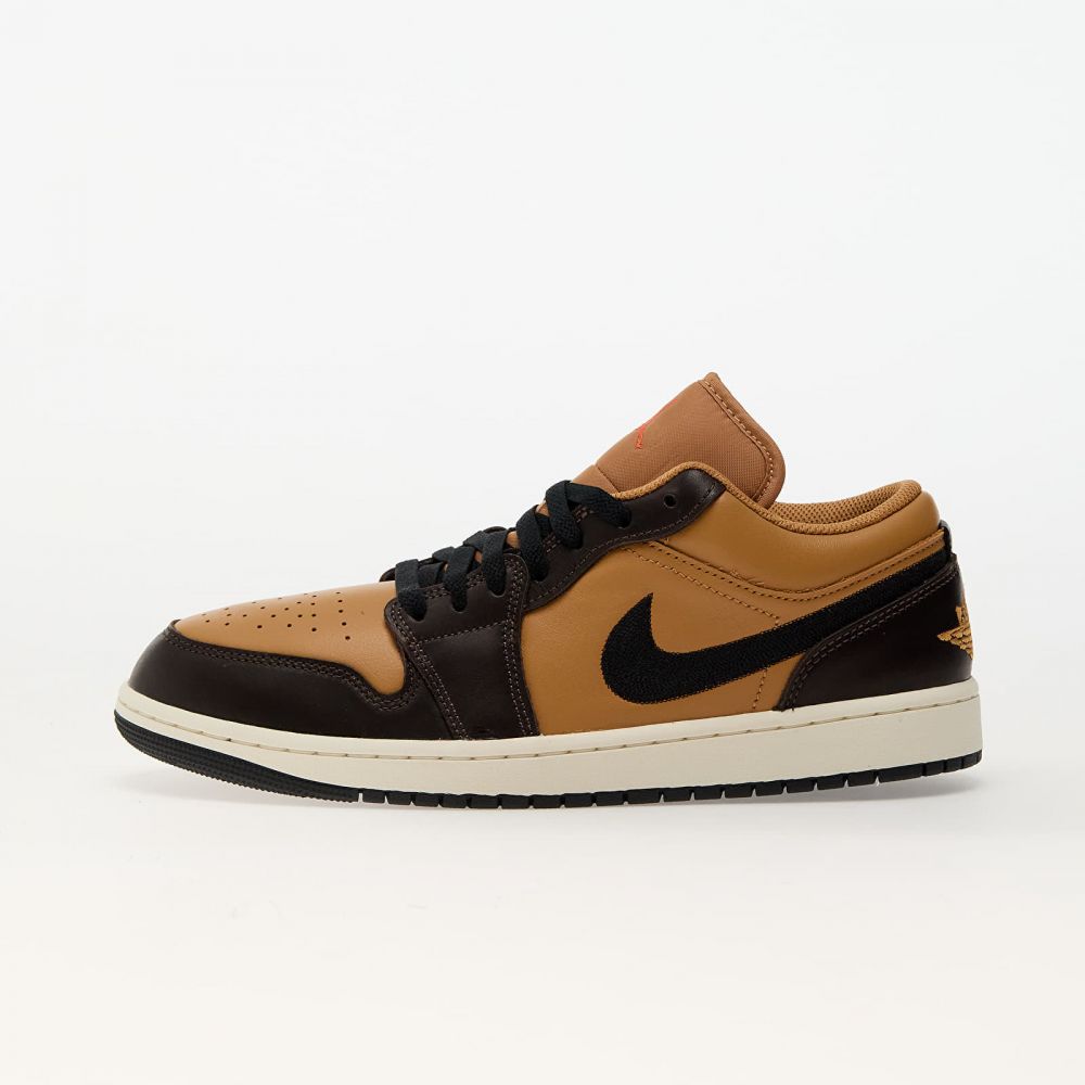 Tenisky Air Jordan 1 Low SE Flax/ Black-Baroque Brown-Vintage Coral EUR 41