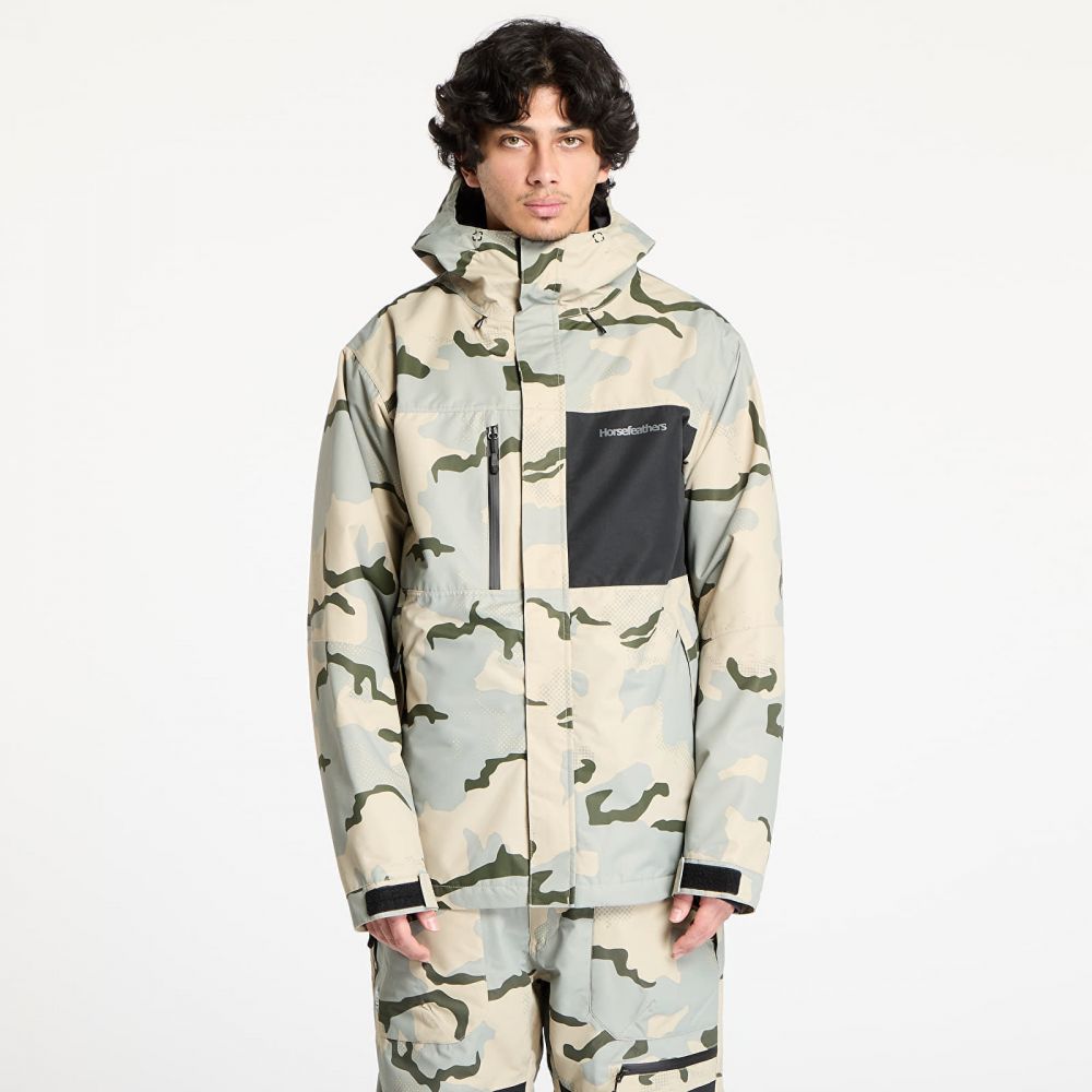 Bunda Horsefeathers Track Jacket Desert Camo L