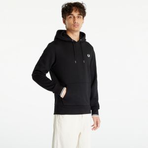 Mikina FRED PERRY Tipped Hooded Sweatshirt Black XXL
