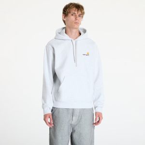 Mikina Carhartt WIP Hooded American Script Sweat Ash Heather XXL