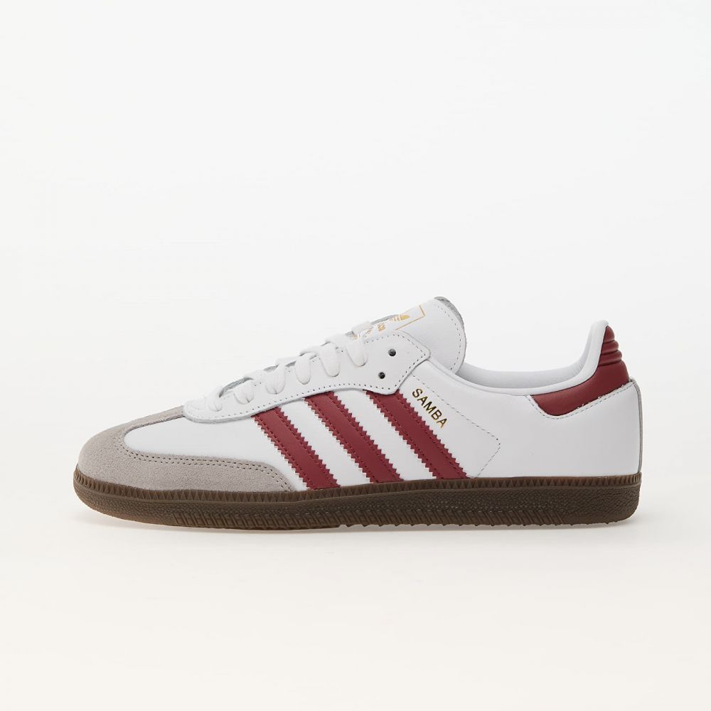Tenisky adidas Samba Og Ftwr White/ Preloved Ruby/ Clear Granite EUR 44 2/3