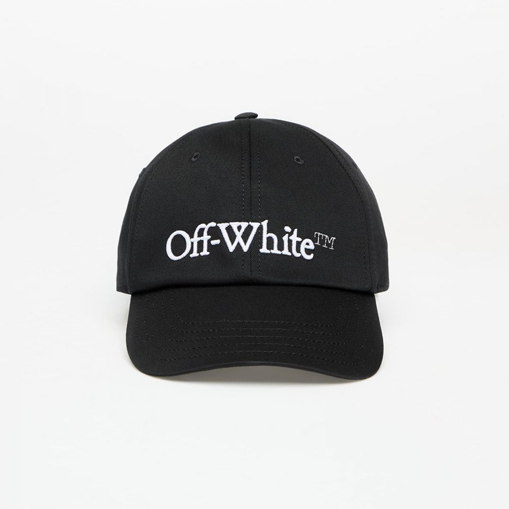 Šiltovka Off-White Drill Bookish Baseball Cap Black/ White Universal