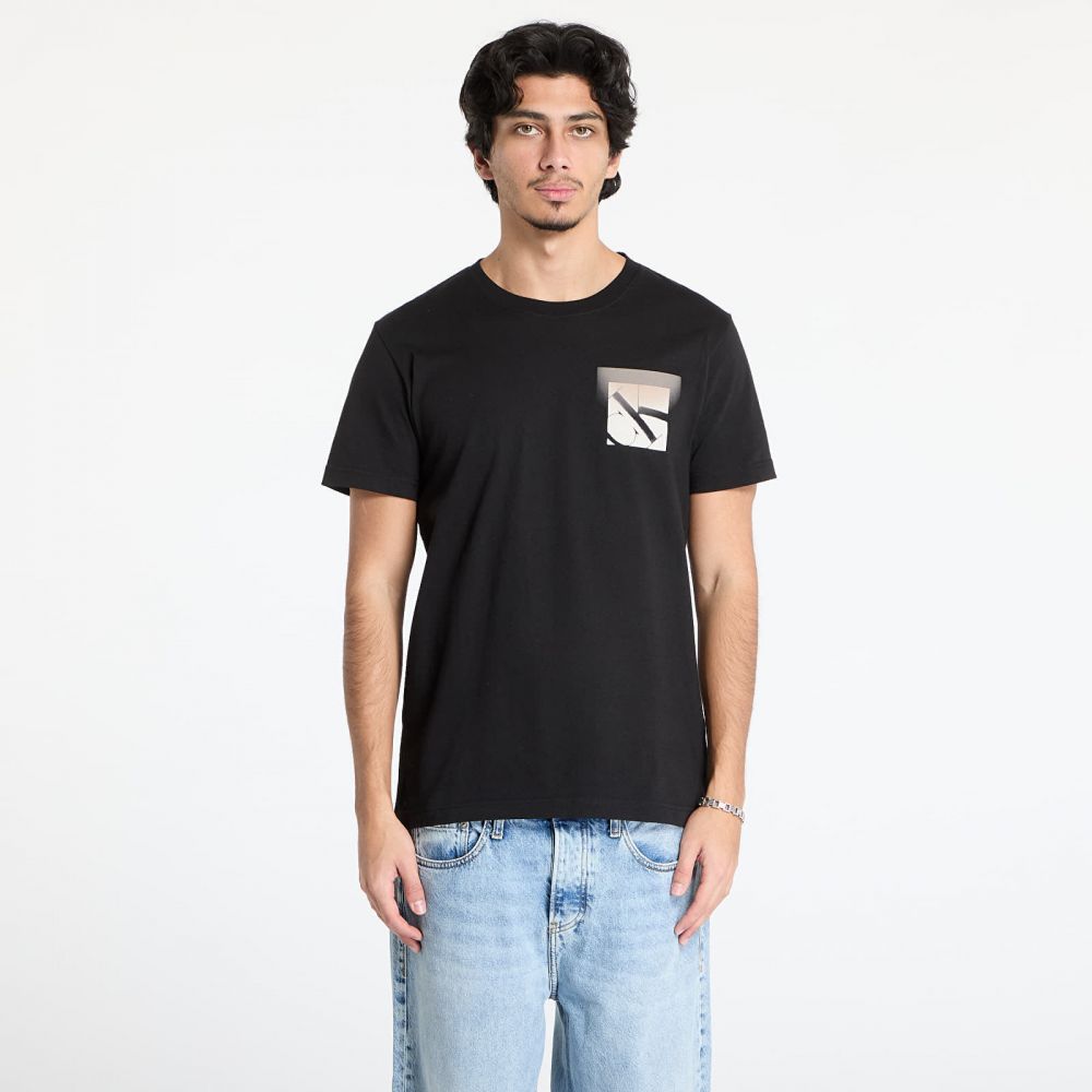 Tričko Calvin Klein Jeans Soft Box Monogram Tee Black S