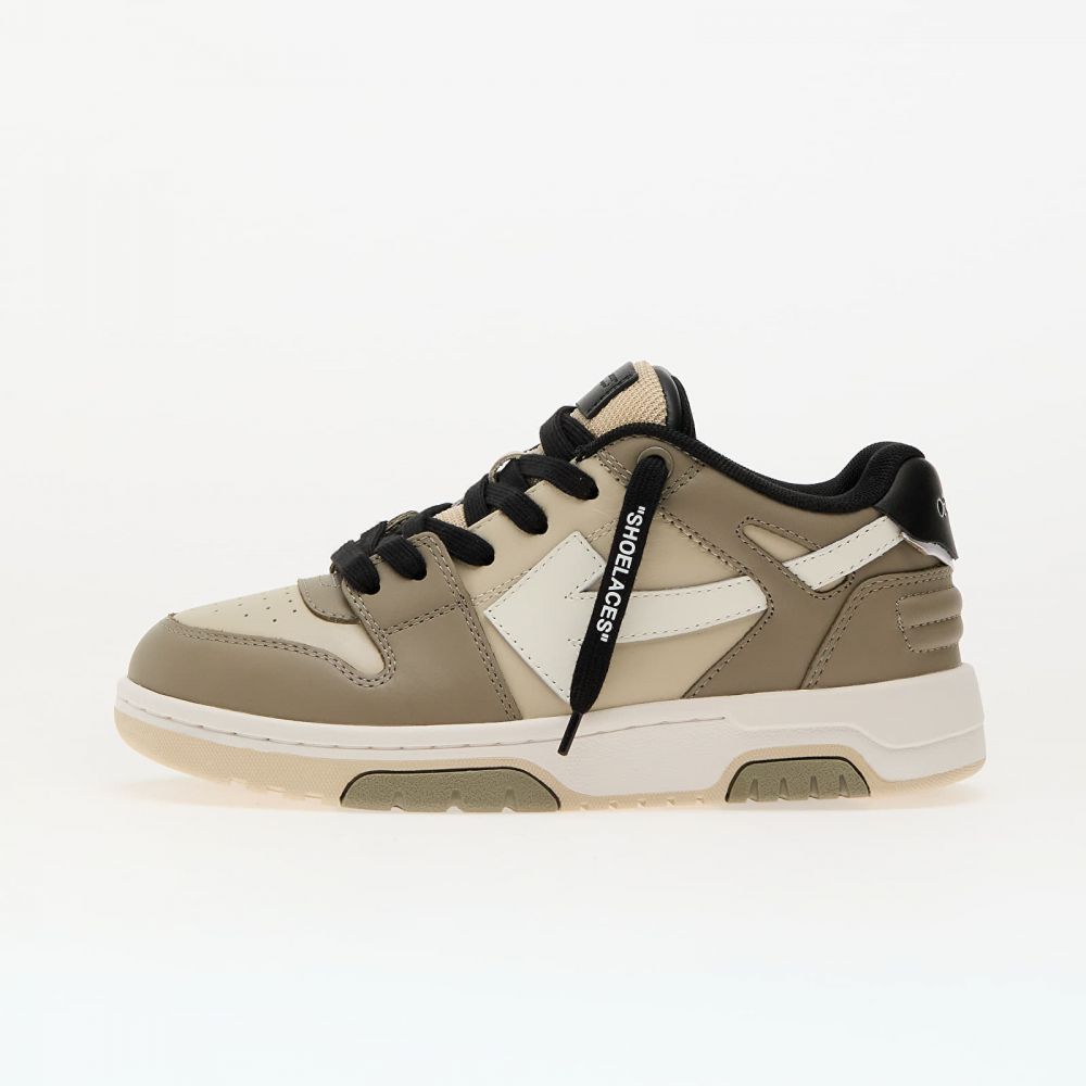 Tenisky Off-White Kids Out Of Office Olive Green Light Brown EUR 32