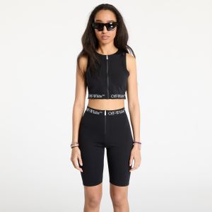 Top Off-White Logoband Zipped Rowing Top Black M