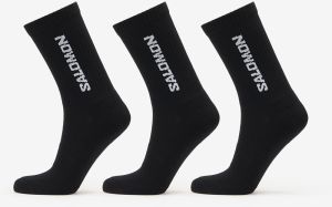 Salomon Everyday Crew Socks 3-Pack Black/ Black L