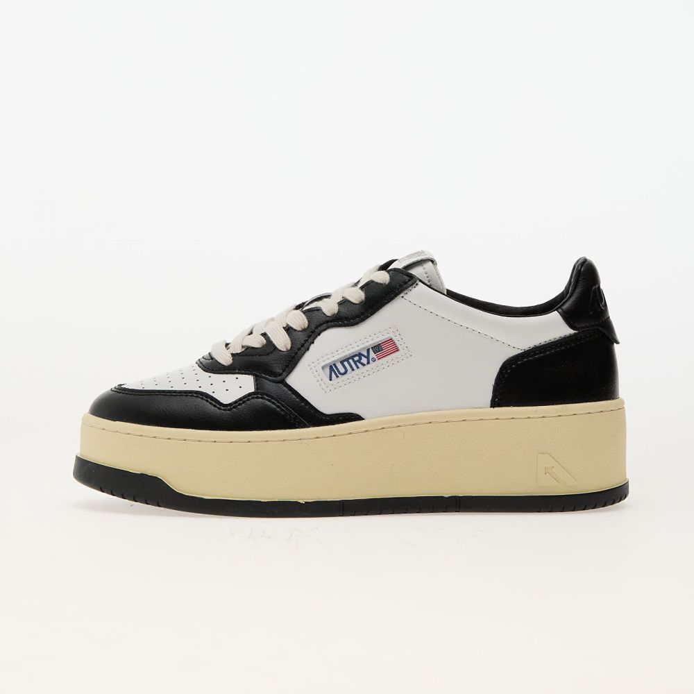 Tenisky Autry Platform Low Wom Leat/ Leat Wht/ Blk EUR 40