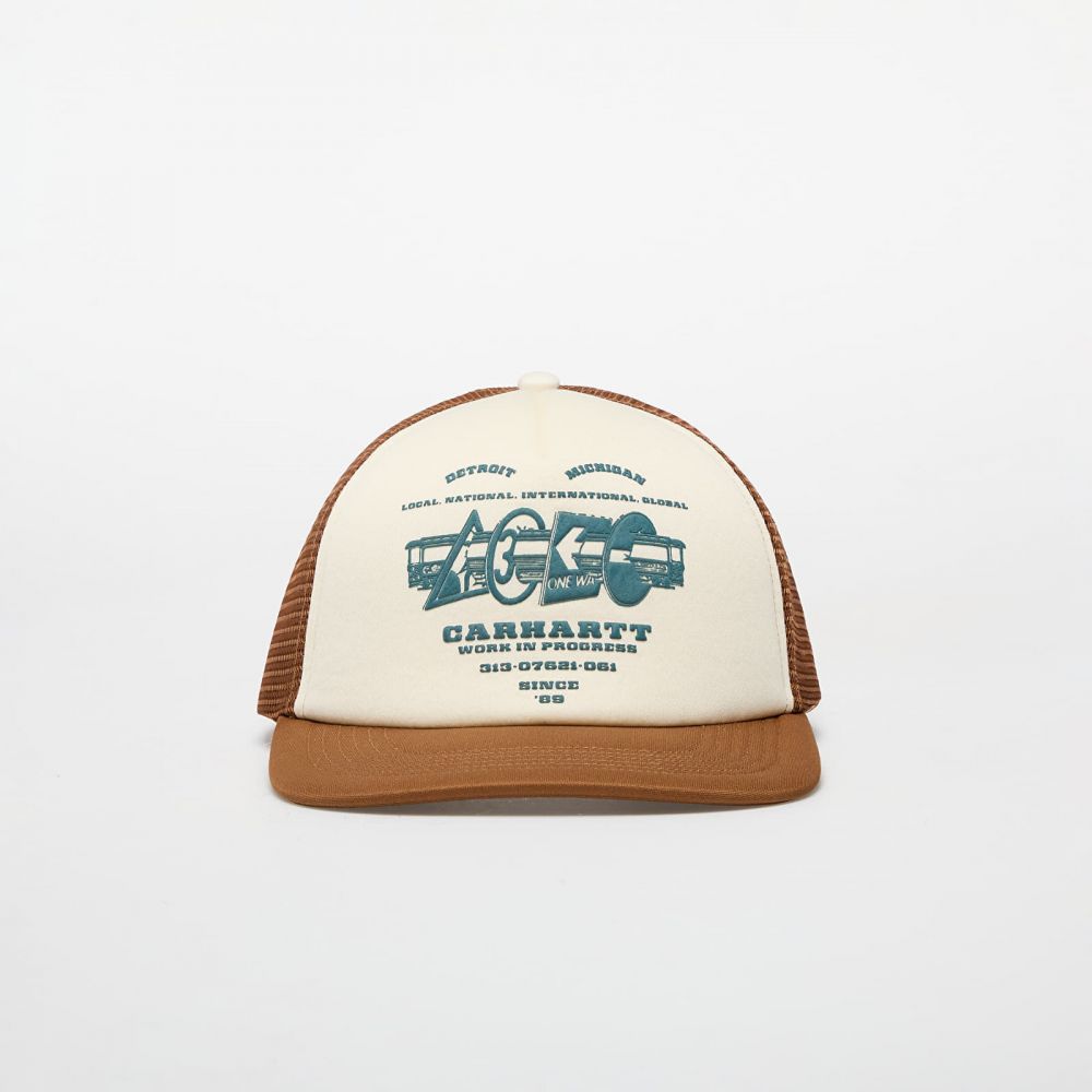 Šiltovka Carhartt WIP Runaway Trucker Cap Natural/ Hamilton Brown Universal