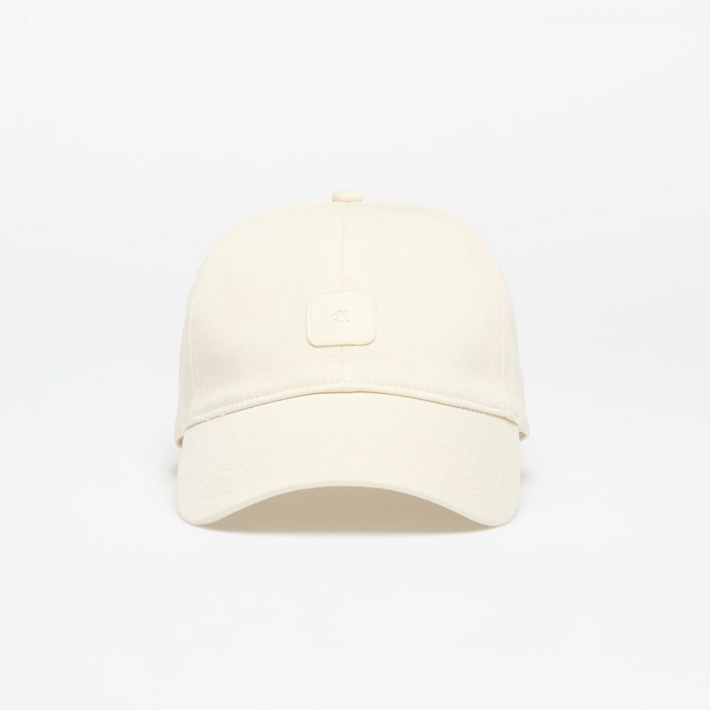 Šiltovka Calvin Klein Jeans Monogram Pu Patch Baseball Cap White Universal