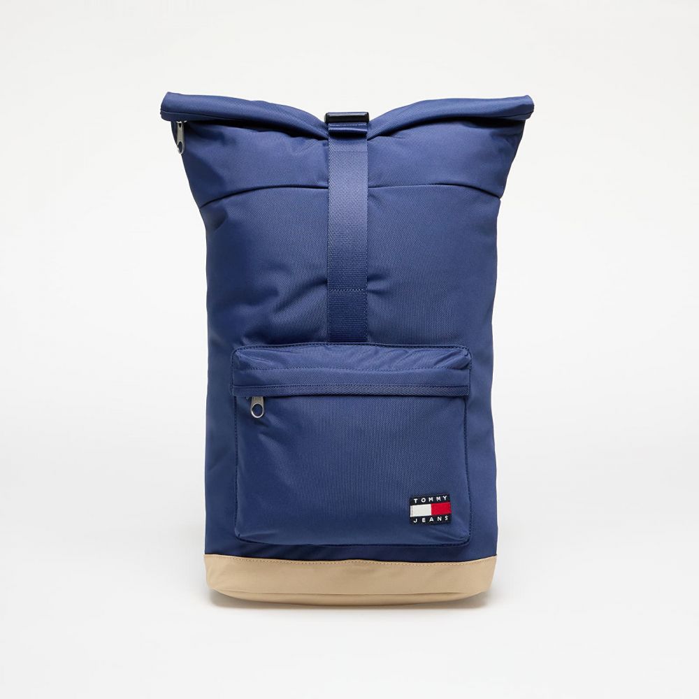 Tommy Jeans Essential Daily Rolltop Backpack Blue Universal