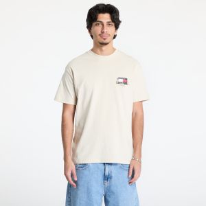 Tričko Tommy Jeans Rlx Novelty 1 Tee Beige L