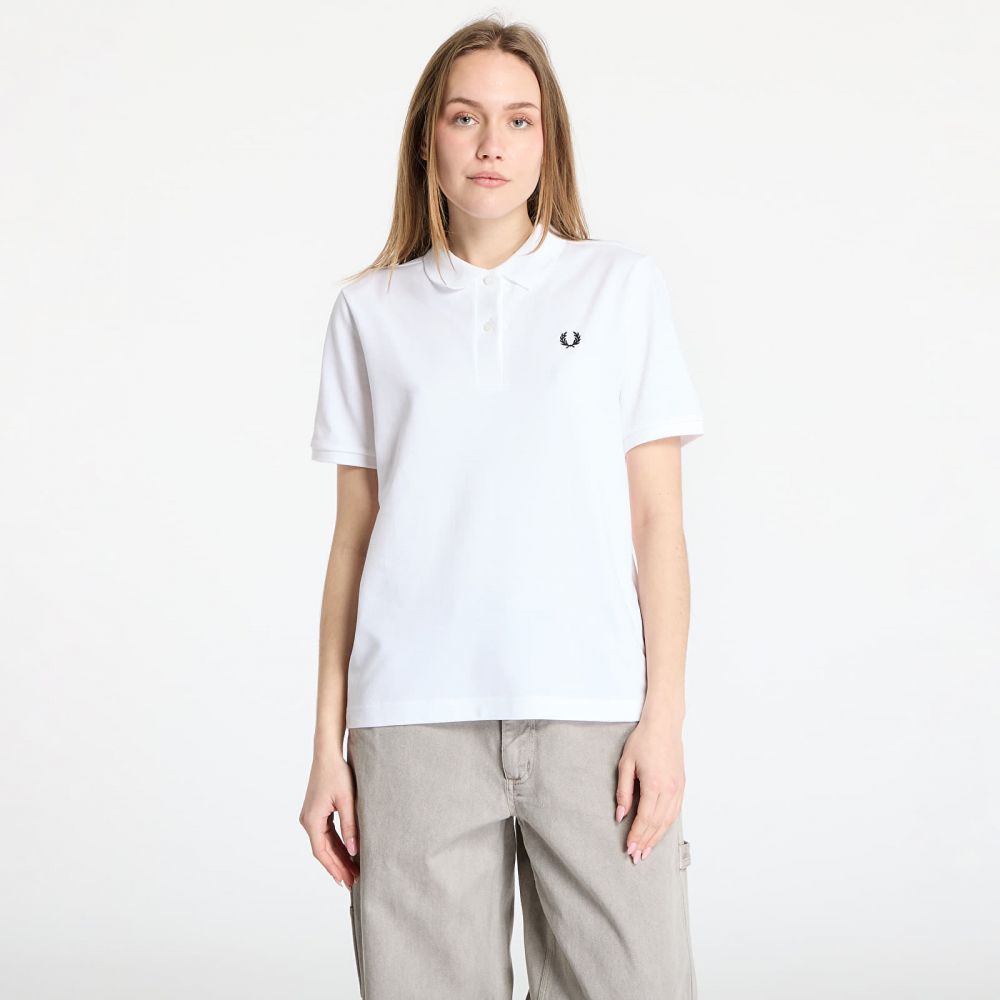Tričko FRED PERRY Shirt White 36