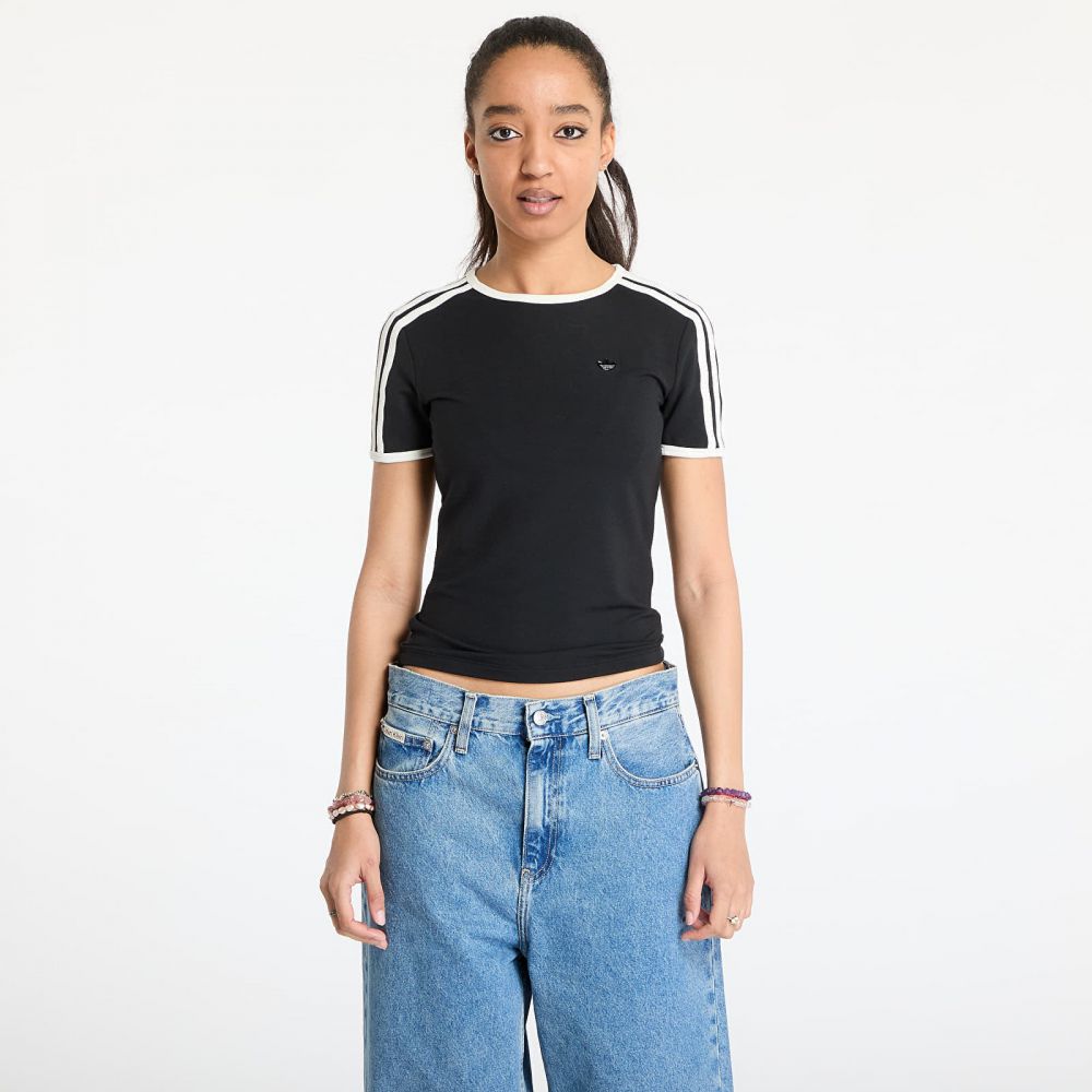 Tričko adidas Originals 3 Stripes Cali Tee Black L