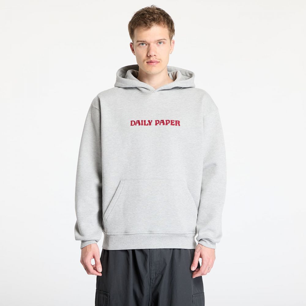 Mikina Daily Paper Chain Stitch Oversized Hoodie Grey L