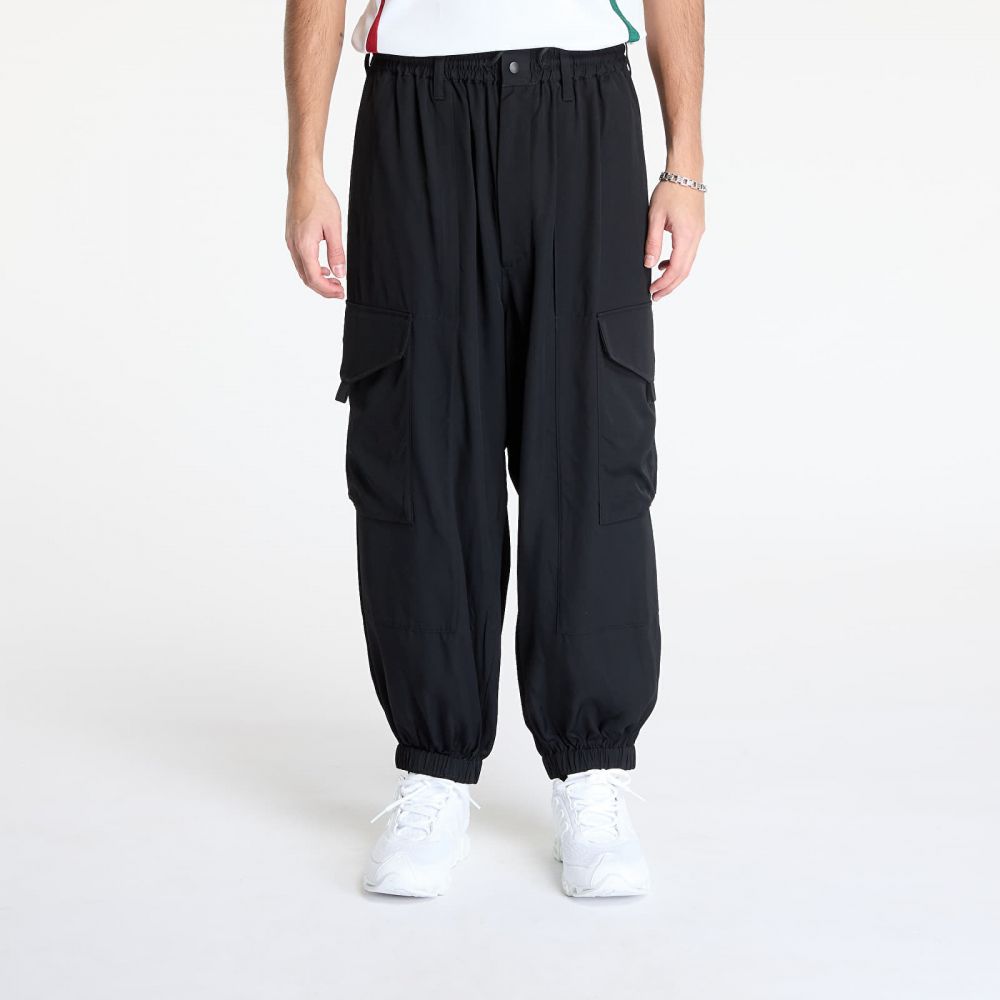 Kalhoty Y-3 Rayon Twill Tracksuit Bottoms Black M