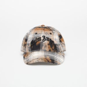 Šiltovka Palm Angels Curved Logo Check Cap Grey/ Black Universal