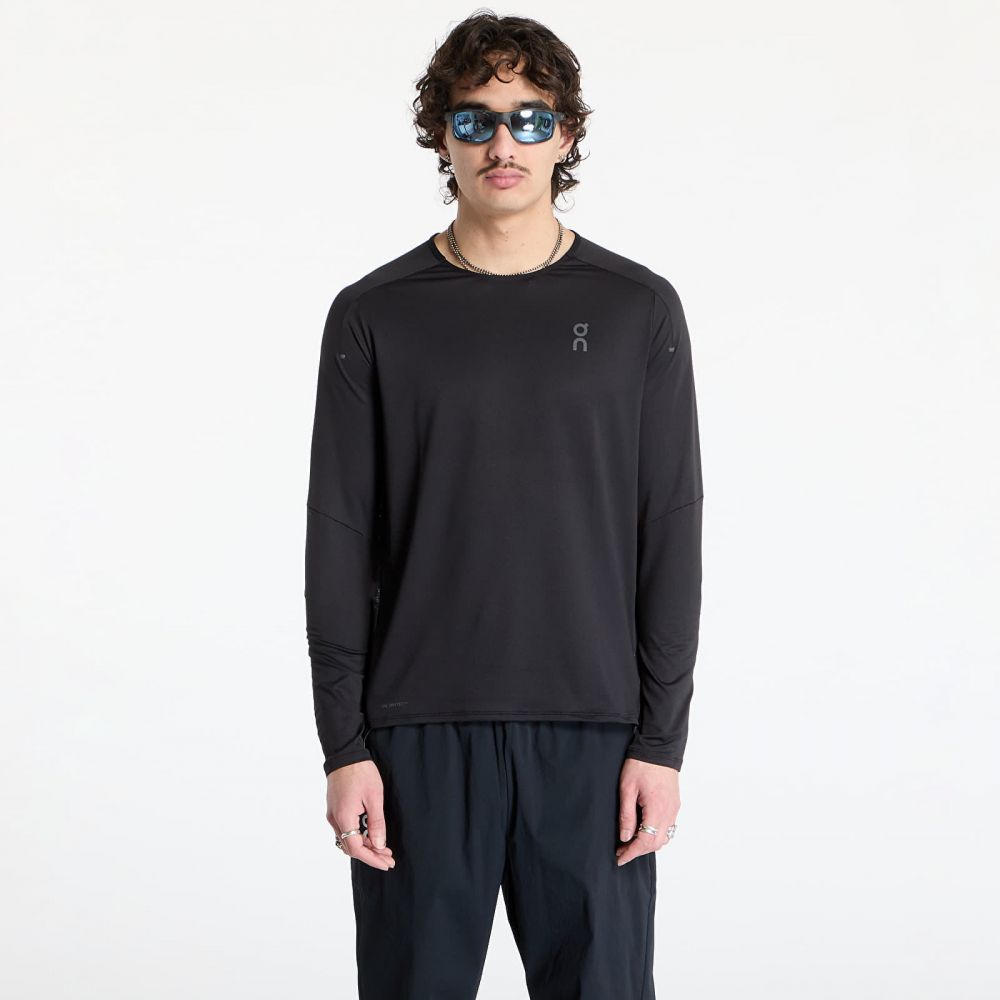 Tričko On Performance Long Sleeve Tee Black/ Eclipse L