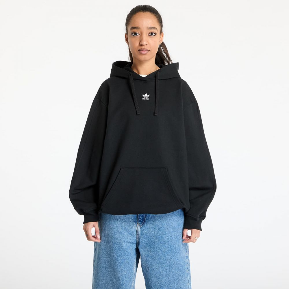 Mikina adidas Essentials Loose French Terry Hoodie Black L