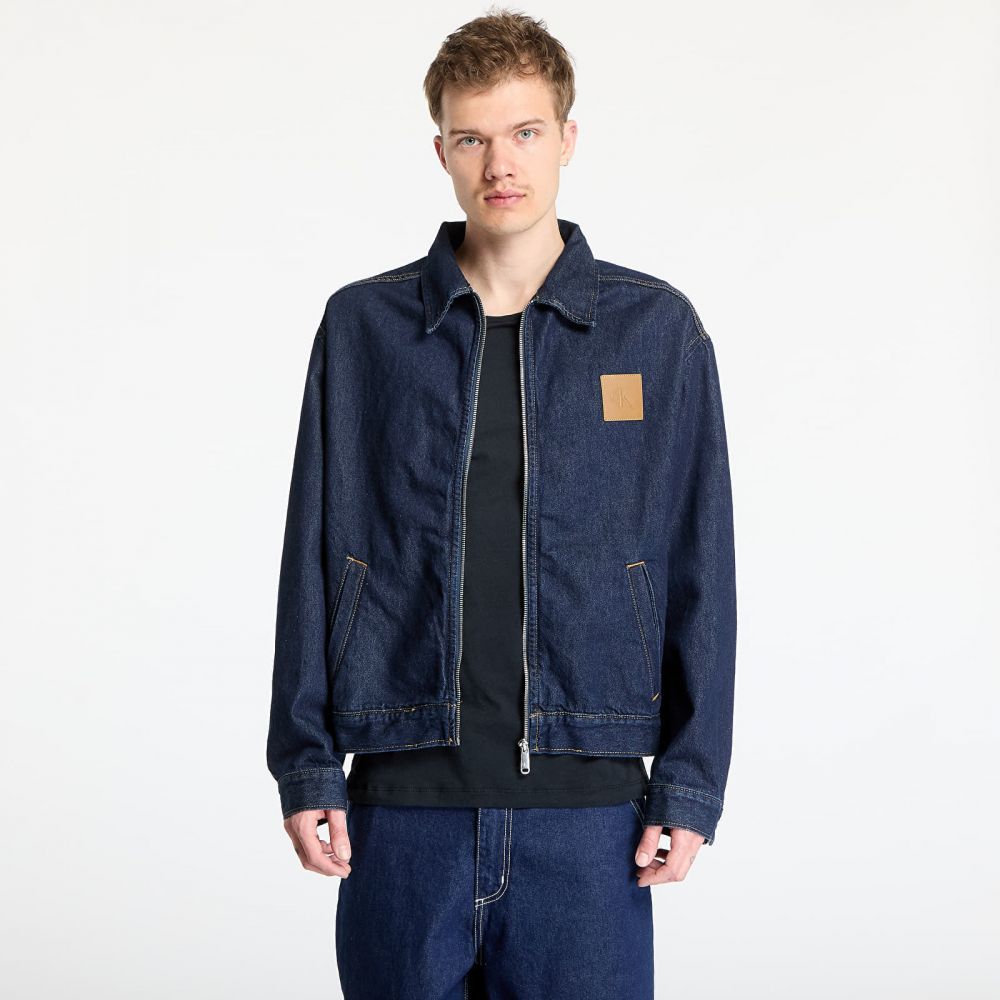 Bunda Calvin Klein Jeans Relaxed Zip Denim Jacket Denim L
