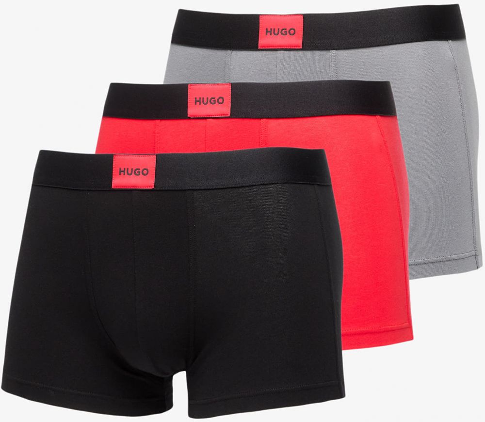Hugo Boss Galaxy Regenerative Cotton Stretch Trunk 3-Pack Black L